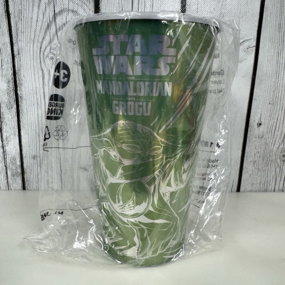 The Mandalorian & Grogu Green Collectible Cup 2026 Burger King Star Wars Sealed
